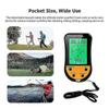 Electronic Digital Altimeter 8 in 1 Multifunction LCD Backlight Mini Altimeter Barometer Compass Thermometer Weather Forecast Clock Calendar for Outd