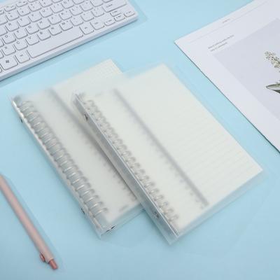 A5 Kraft Beyazı Yaprak Gevşek Defter Dolumu Spiral Ciltli İç Sayfa Çizgili Noktalı Izgara İç Kağıt Kırtasiye