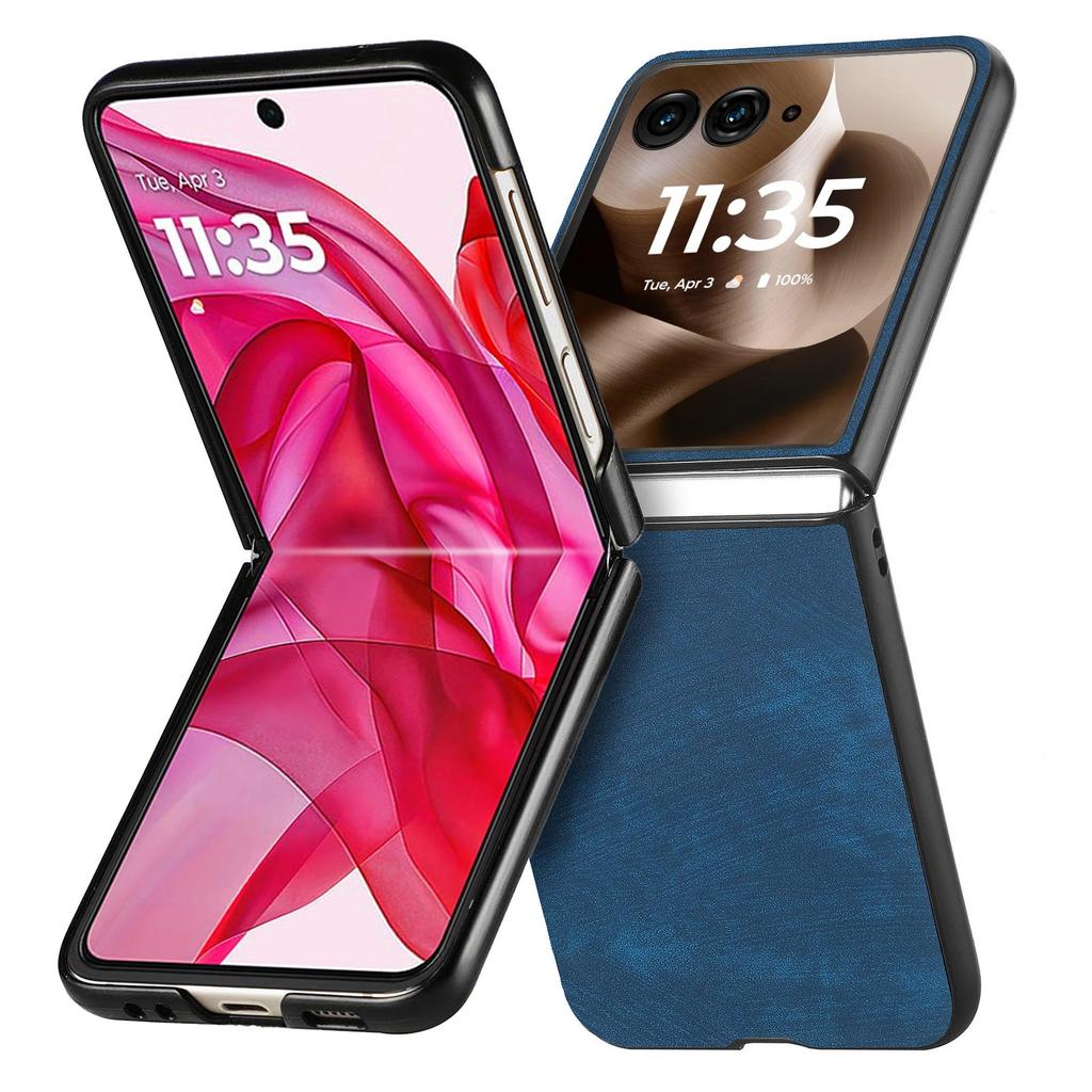 Housse Rétro en Cuir Coque de Téléphone Fine de Protection pour Motorola Razr 60 50 40 Ultra Moto Razr 60 50 40 Housse