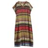 The Real Order Is In Stock and The New Bohemian Ethnic Style Printed Cotton and Silk Loose Robe Dress In Summer.