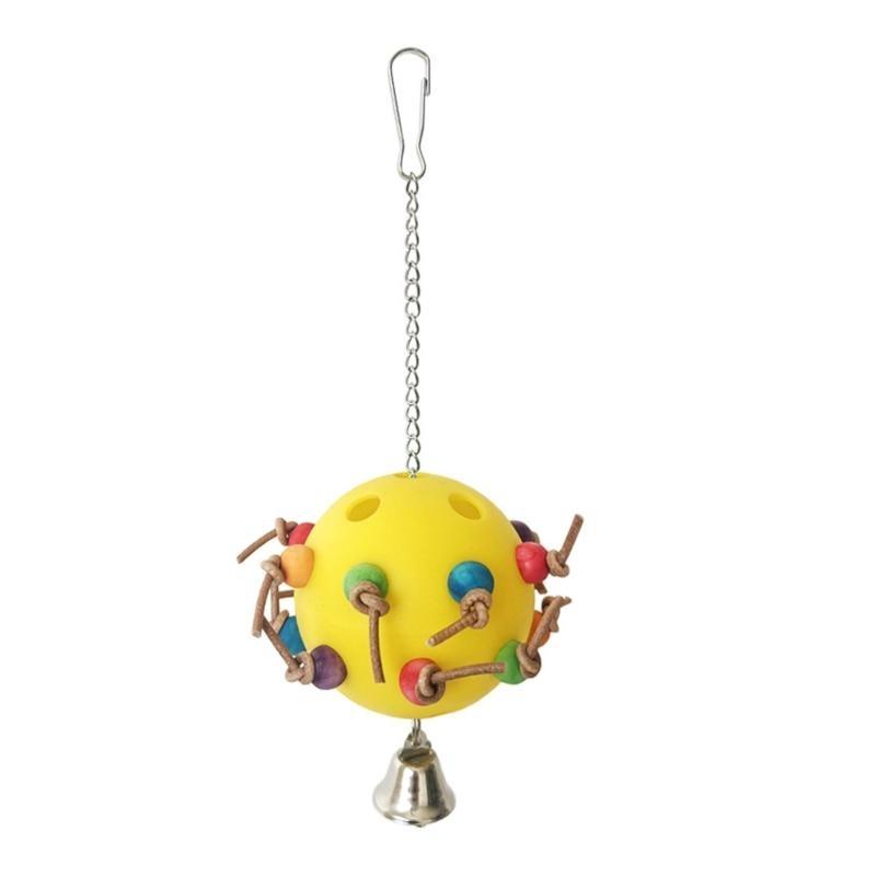 Various Bird Grinding Balls Toy Birdcage Chewing Toy Cockatiels Tearing Block Toy