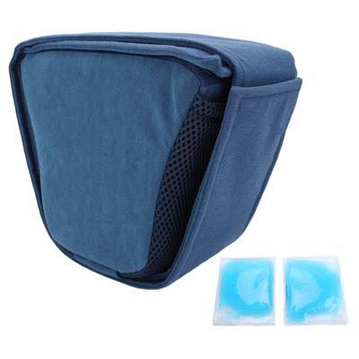Wedge Knee Separator Pillow Gel Leg Separator Cushion Knee Pillow with Strap for Legs