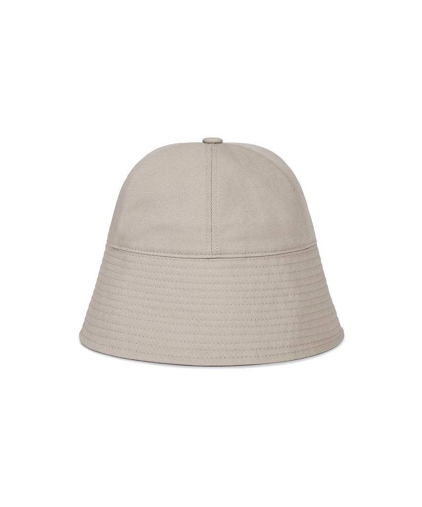 Bajal Va Curved Studded Round Drop Bucket Hat Beige