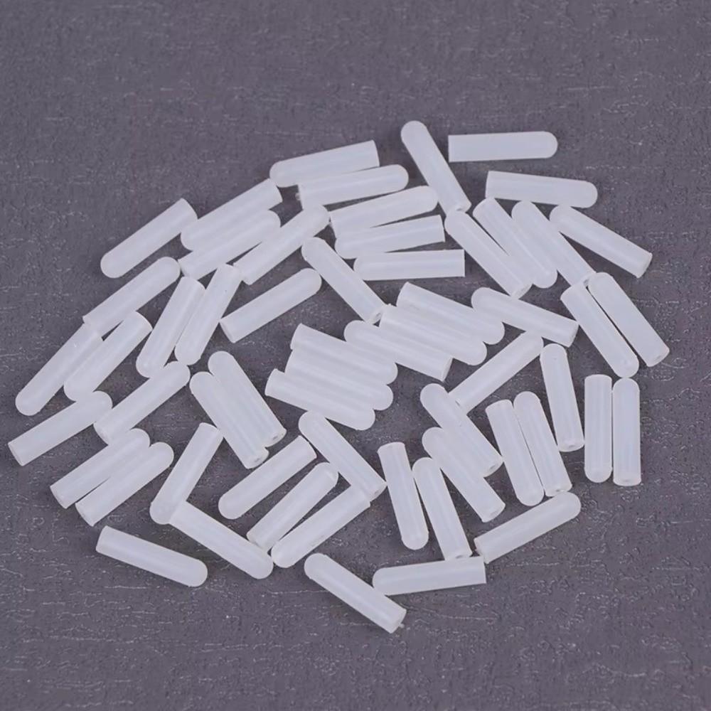 50Pcs Blunt Tip Special Silicone Plug Head Anti Glue Leakage Prevent Solidifying Needle Protective Cover Protective Covers