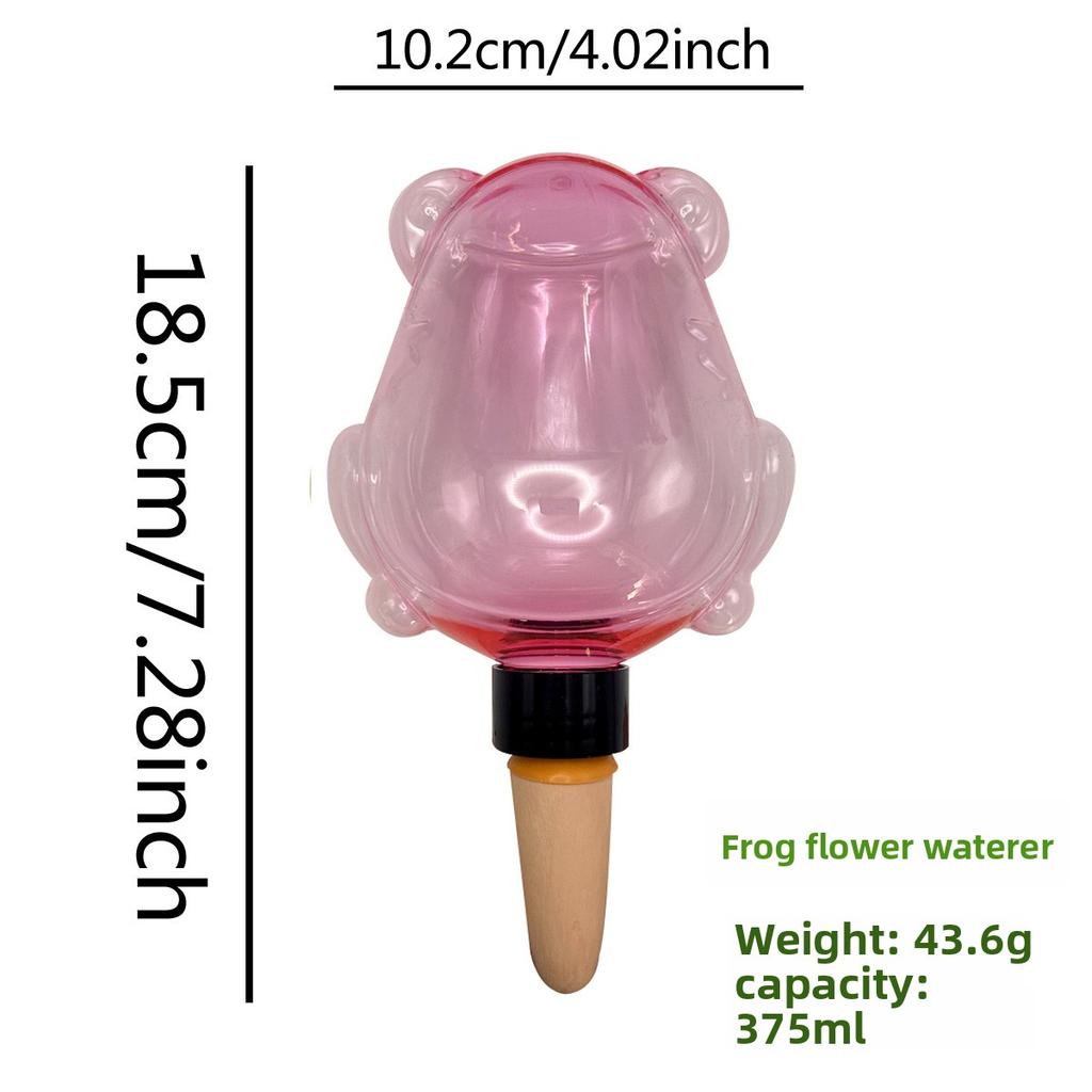 Lazy automatic flower watering tool, frog shape small automatic water seepage device, drip watering device, watering flowers