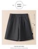 Women's High Waist Woolen A-line Shorts - 2025 Spring Collection