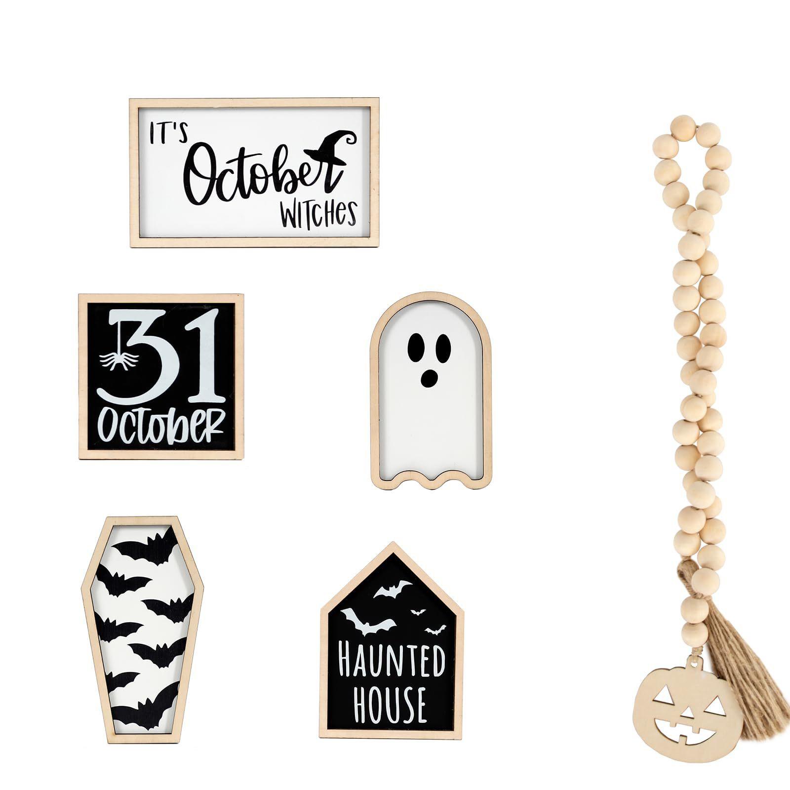 

Украшение для подноса на Хэллоуин One Size белый