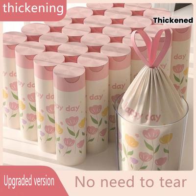 Lavender-Scented Thickened Large Drawstring Trash BagsMulti Purpose Disposable Storage Bags, Suitable for Kitchens, Bathrooms, Bedrooms, Living Rooms