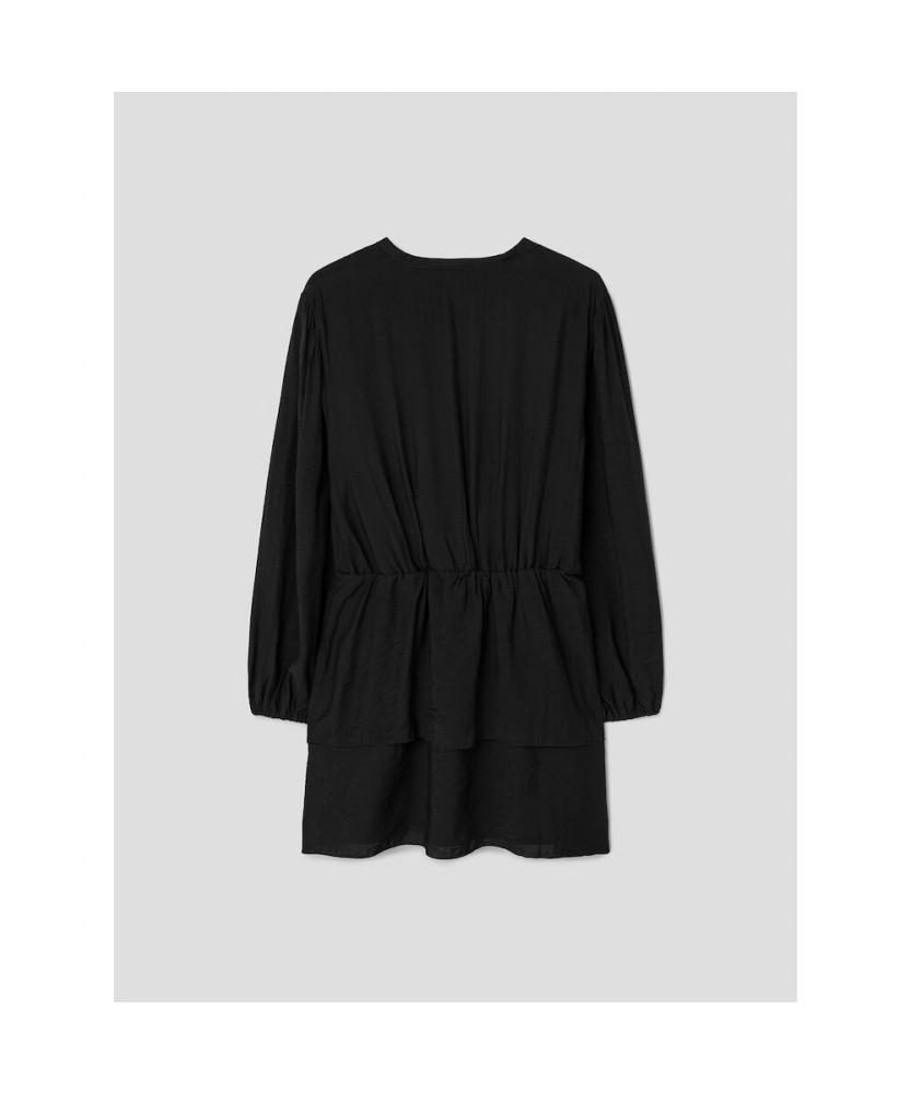 8SECONDS Long-Sleeved Mini Dress Black