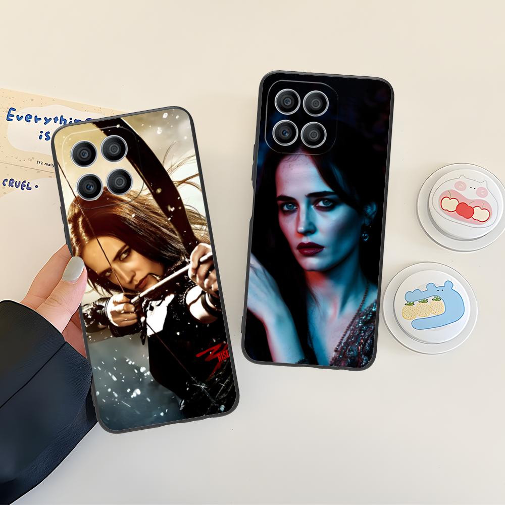 Eva Green Matte TPU Mobile Phone Case for Honor 90 80 70 60 50 30 20 10 9 8 7 Pro S SE Lite 5G Colorful Printing Cover