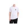 Emporio Armani Ss25 Logo Letter Print Crew Neck Pullover Short Sleeve T-Shirt Men T-Shirt Cream-White 7M000118-AF13244-U0002