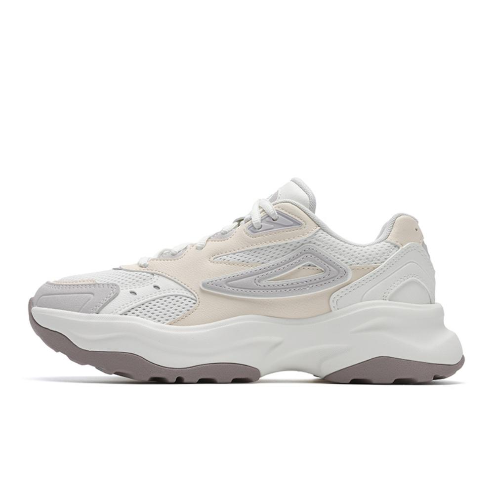 FILA Tracer 2 Fashion Trendy Retro Comfortable Versatile Low-Top Running Shoes Women sneaker White Yellow F12W522126FSG