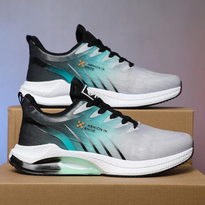 New Sports Shoes Spring Men's Casual Shoes Fashion Trend Soft Sole Breathable Ultra-light Running Shoes