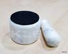 KLEO 2.5" Diameter White Marble Stone Mortar and Pestle Set for Spices, Medicine Pills, and Pills - Small Size