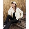 Demana Damen Baseballjacke im koreanischen Stil mit Struktur