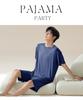 Men's Modal Short Sleeve Pajama Set - Lightweight Summer Loungwear, Loose Fit, Plus Size 200 Jin