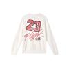 Jordan Als M J FLC Rundhals Bequemes Weiches Langarm-Sweatshirt Herren Sweatshirt Weiß IB5605133