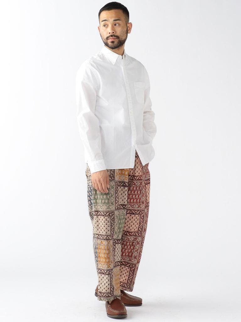 Beams Plus Men's Large/Small Color Broad Button-Down Shirt, White, Size M, 38110424563