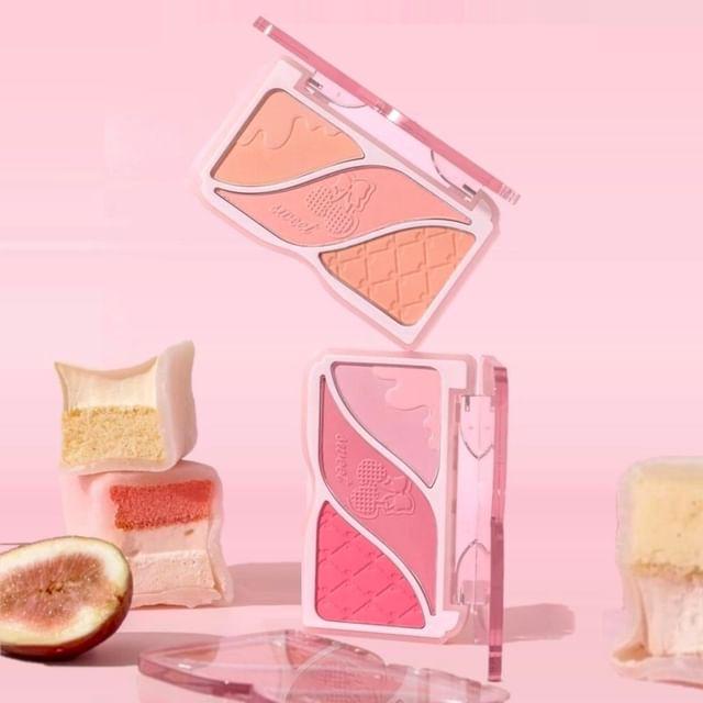 HOLD LIVE - Triple-Color Powder Blusher (1-2) H01 - 9g