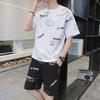 Summer Casual Suit Men's Five-point Shorts Short-sleeved T-shirt Large Size Running Sports Loose Two-piece Suit