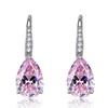 New Water Drop Pear Shaped Earhook Fashionable Simulation Exquisite Crystal Eardrop Charm