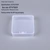 Rectangular Transparent PP Plastic Storage Box for Stationery, Cards, Hardware, Jewelry, and Fishing Gear