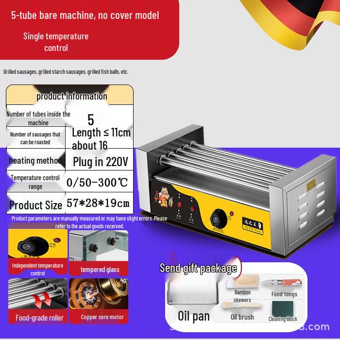 Compact Automatic Rotating Hot Dog Maker