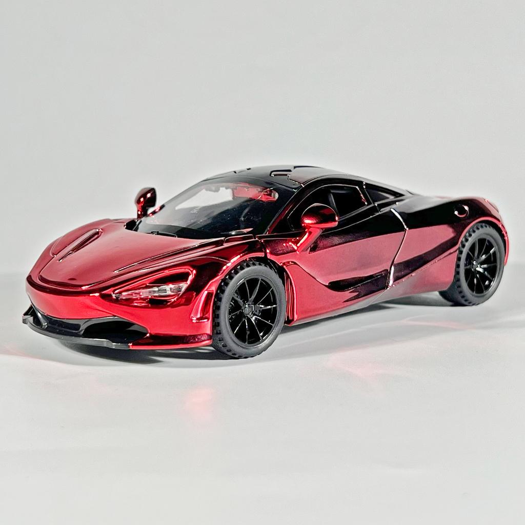 1:32 McLaren 720S Electroplate Super Sports Car Diecast Alloy Model Car Classic Decoration High Simulation Ornament Birthday Boy