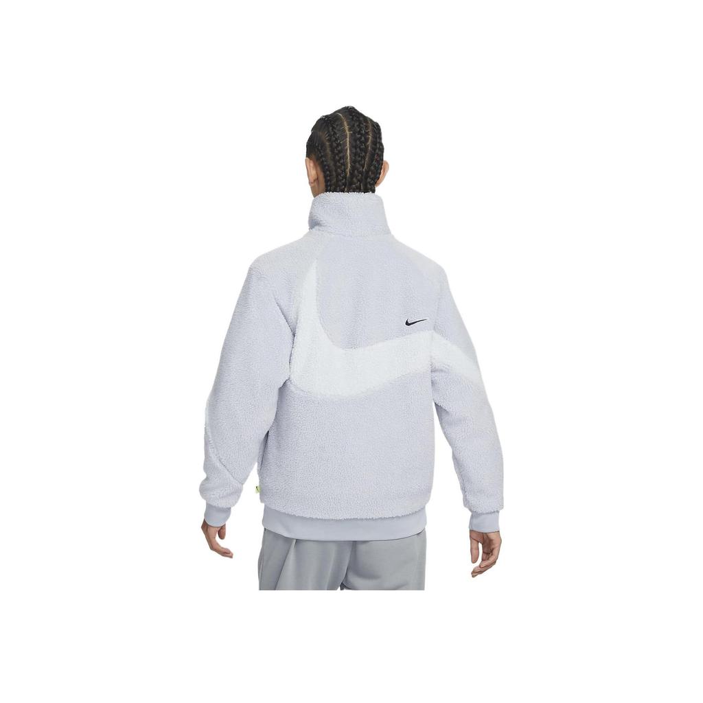 New Nike Velvet Jackets Men Wolf Gray FB1910-012