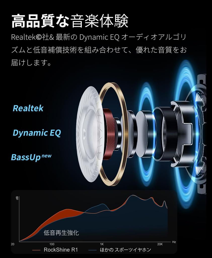 Introducing the New ROCKSHINE R1 Bluetooth Air Conduction Sports Earphones with Perfect for Those Who Like Bone Conduction Allowing You To Hear Your