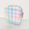 1pc New Nylon Waterproof Mini Cosmetic Bag with Bow Print Wash Bag Fashionable Cosmetic Storage Bag Cute Sanitary Napkin Bag Can DIY Design