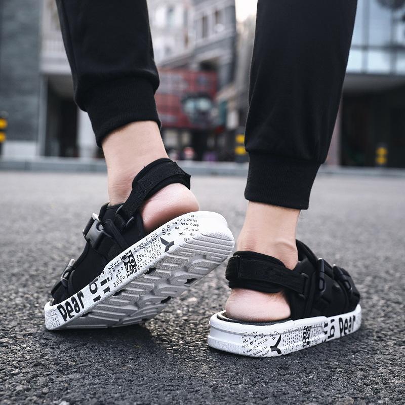 

New summer men s sandals two wear sandals versatile comfortable beach shoes large size factory wholesale 46