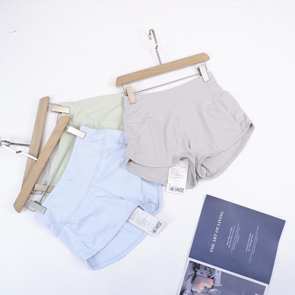 Kadın Yüksek Belli İpeksi Nefes Alabilen Yaz Yoga Şortu - Bol Geniş Paça 2,5 İnç Tasarım