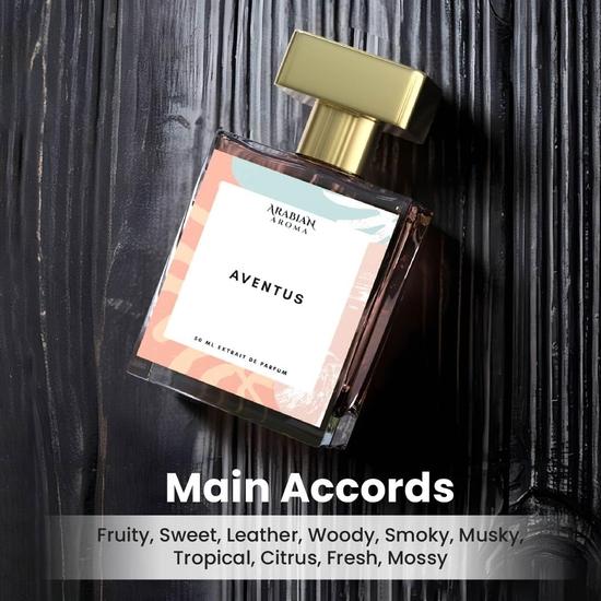 Arabian Aroma Aventus Unisex-Parfüm | Langanhaltender Duft für Männer und Frauen | Fruchtige, süße, ledrige, moschusartige und zitronige Noten