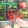 High Capacity Makeup Organizer Cosmetic Storage Box Acrylic Fridge Classification Pantry Cabinet with Drawers Organizer