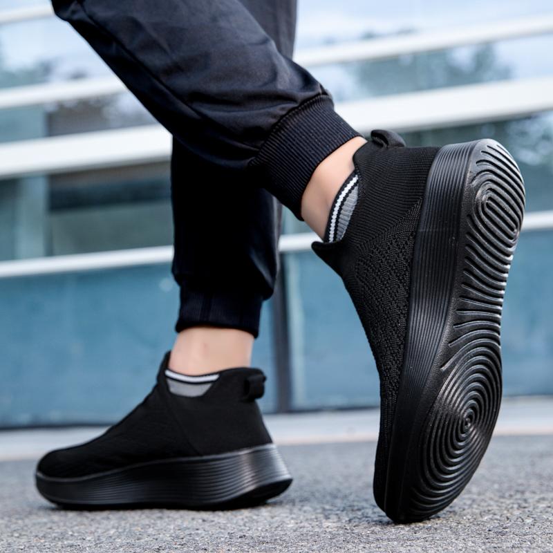 TUINANLE Women Shoes Soft Loafers Black Flat Sneakers Women's Moccasins Casual Flats Female Footwear Men Sock Shoes