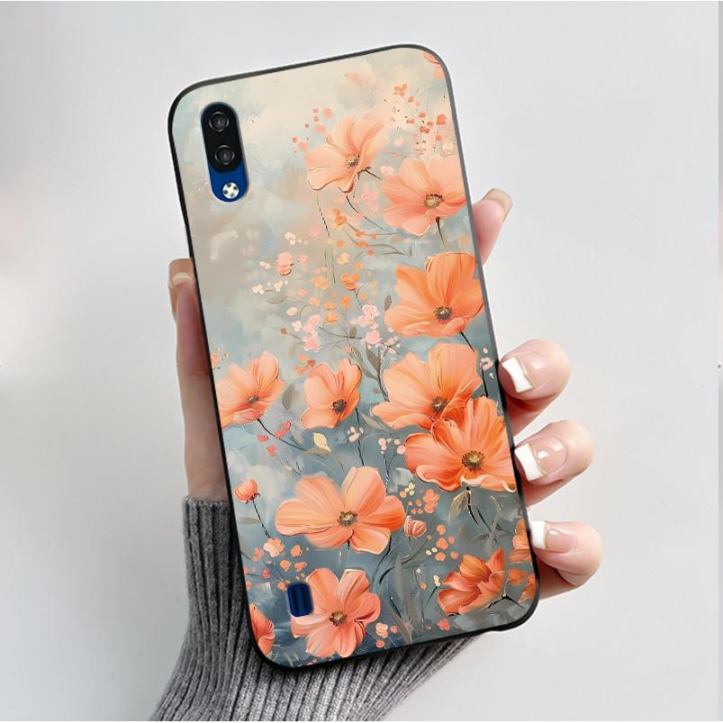 Phone Case For ZTE Blade A51 Lite / A5 2020 Casing Luxury Fashion Butterfly Flower Black Jelly Soft TPU Case Silicone Back Cover