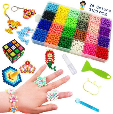 Ungiftiges 24-Farben/Set Wasser Magische Klebrige Perlen Set Puzzle Spielzeug Für Kinder Kinder Spielzeug Bildung Gehirn Kinder