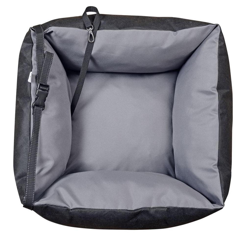 TRANSPORTER samochodowy dla psa wodoodporny zapinany za fotel 55x55 cm