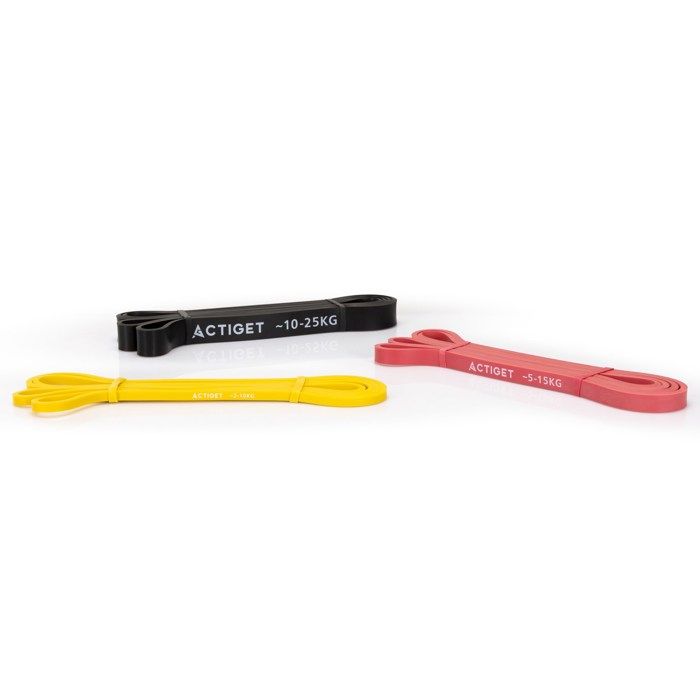 Bandes de résistance - SPRINGOS - Lot de 3 - Élastiques flexibles - Fitness - Débutant
