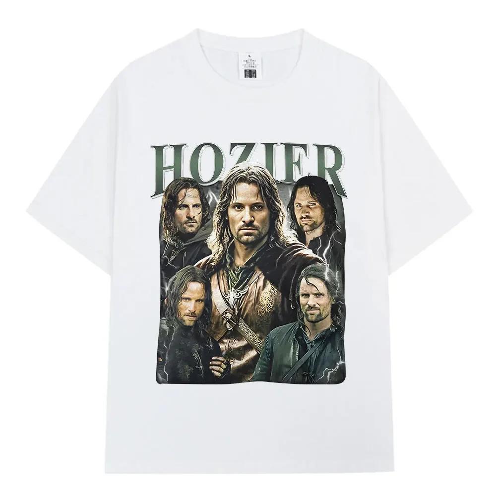 Hozier Funny Meme Aragorn Graphic T Shirt Unisex Unisex Hip Hop Harajuku Short Sleeve Tshirt 100 Cotton Casual Oversized Tee Shirt