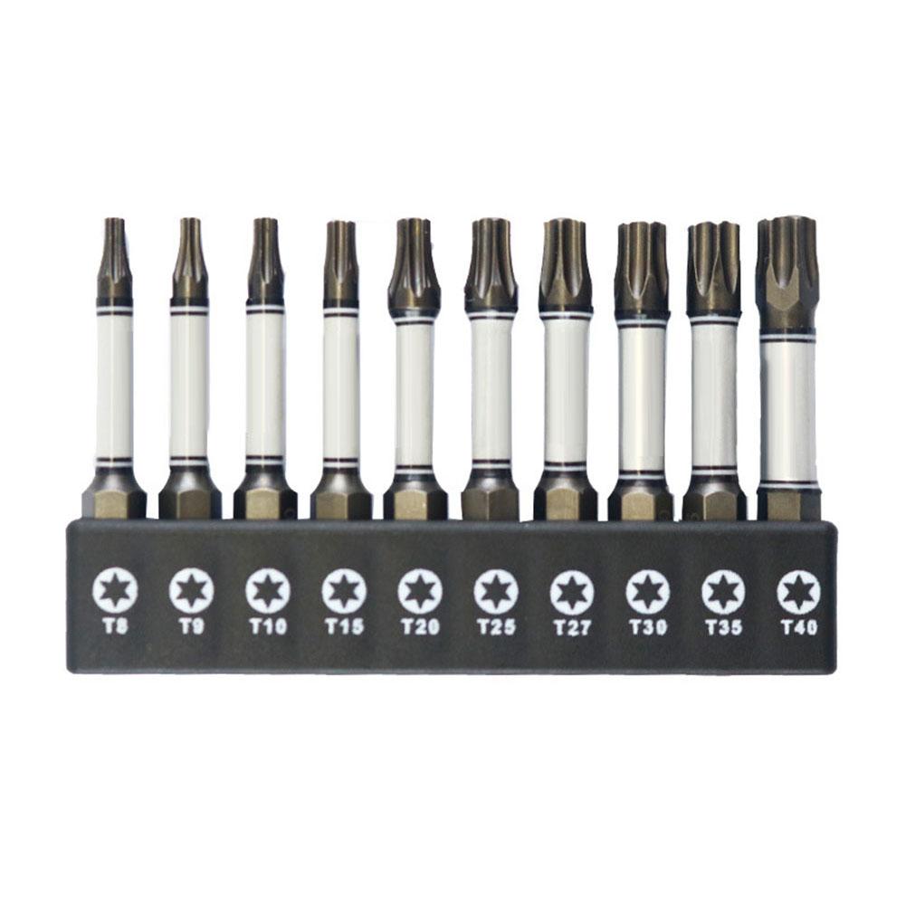 30PCS Screwdriver Bit Magnetic Cross Hex For Torx With Bit Holder PH1 PH2 PH3 T8-T40 For Home Appliances Woodworking Repairs
