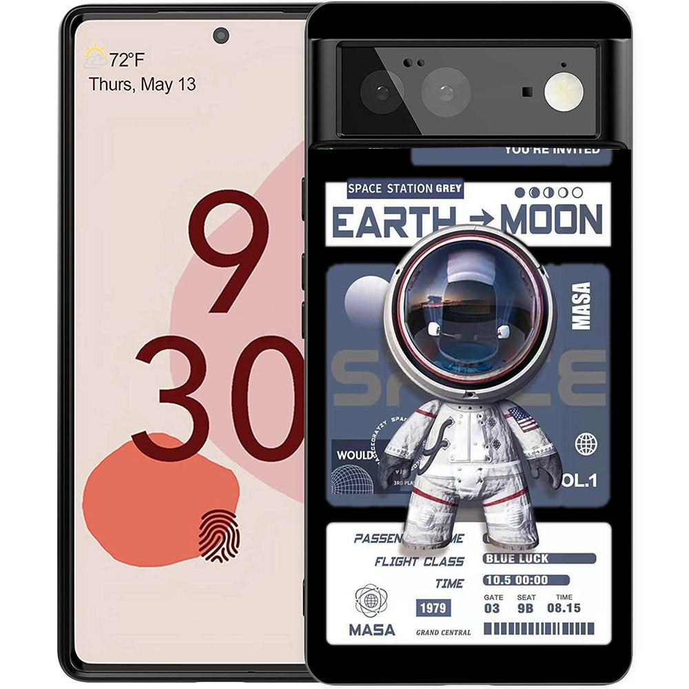 Astronaut Phone Case Cover for Google Pixel 8 7 6 7A 6A Pro 5G Shockproof Silicone Soft 9 Pro XL 8 Pro 5G Shell TPU Bag Cases