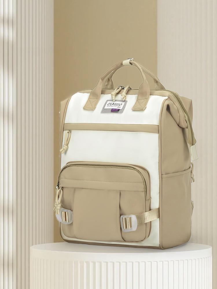 Trendy Female Yellow Laptop College Backpack Fashion Lady Kawaii Book Bag Cool Women Nylon Student Backpack Girl Cute School Bag