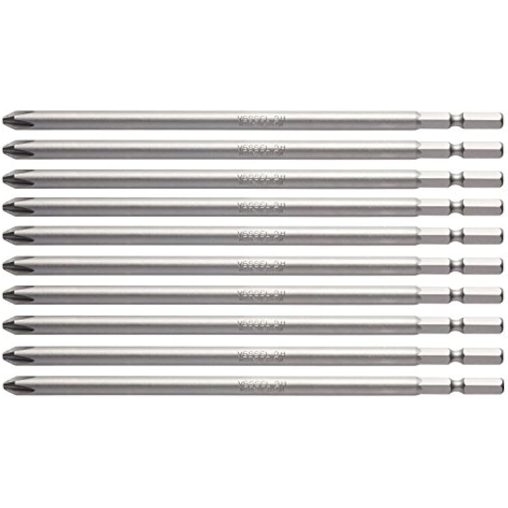 [Amazon.co.jp Exclusive] VESSEL (VESSEL) Screwdriver Bits for Air Electric Screwdrivers +2 x 150m...