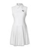Mackie Pleated Mini Dress White