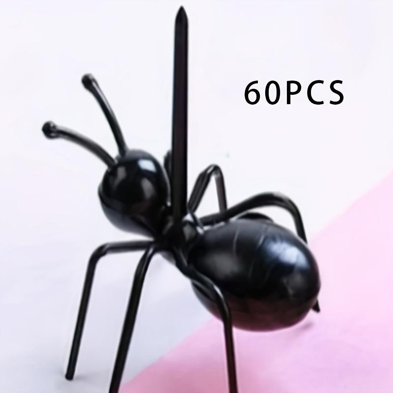 

Reusable Ant-Shaped Toothpicks and Fruit Forks - Colorful fruit and dessert forks, perfect for snacks, cakes, party decorations