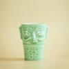 Sanxingdui Ceramic Cup with Lid - Versatile for Tea, Water, Wine, Cocktails, or Cola