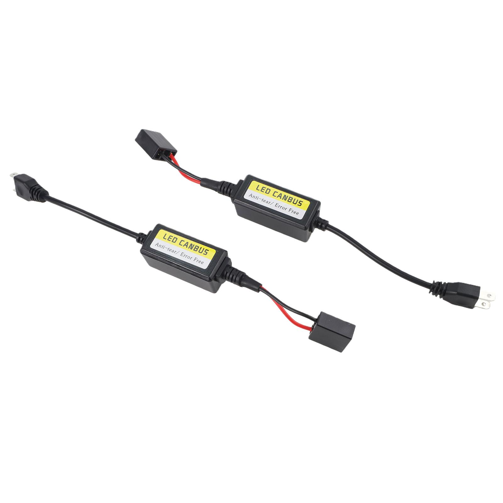 

2pcs H7 LED Canbus Der Resistor to Resolve CAN Bus Faults Caused by LED Bulb Low Current Draw in Vehicle Lighting China Mainland