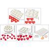 Multi Cavity Silicone Bakewares Heart Shaped Molds for Chocolate Cake Fondant Candy Baking Tool Kitchen Accessories